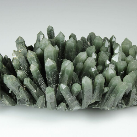 Natural Green Quartz Cluster