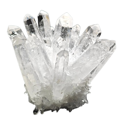 Natural White Quartz Cluster